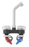 Miscelatore De Luxe dia 20 mm nero cromo  manopola grande