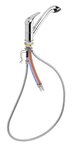 Miscelatore Keramik Kama con doccia estraibile Julia dia 33 mm cromato in scatola