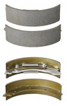 Kit ganasce freno 200 x 50 mm adatto per GSM