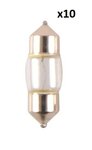 Lampada auto 12V 10W SV8,5 11x30 x2 pezzo SV8,5 11x30 x10 pezzo