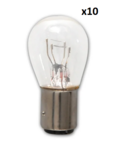 Lampada auto 12V 21 4W BAZ15d x10 pezzo
