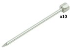Picchetto da roccia 15cm alluminio x10 pezzi