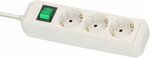 Presa multipla con interruttore 3 prese bianco 5 m h05vv-f 3g1,5
