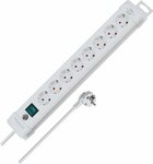 Presa multipla 8 prese bianco 3m h05vv-f 3g1,5