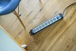 Presa multipla 8 prese nero grigio chiaro 5m h05vv-f 3g1,5
