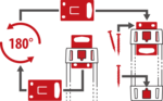 Cavo di prolunga technik 2+4 prese, nero 3m h05vv-f 3g1.5