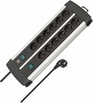 Presa multipla technik 12 prese duo, prese commutabili a sei, nero 3m h05vv-f 3g1,5