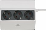 Multipresa agganciabile 3 grigio 3m h05vv-f 3g1,5 bianco antracite