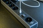 Multipresa con ricarica usb c power delivery 5-presi grigio nero