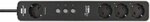 Connect wifi multipresa a 4 prese bianco nero 1,5m h05vv-f3g1.5