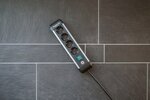 Presa multipla con interruttore 4 prese 1,8m h05vv-f 3g1,5