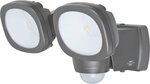 Riflettore LED a batteria LUFOS 420 con rilevatore di movimento a infrarossi IP44 2x240lm