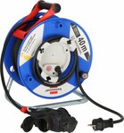 Tamburo del cavo Garant G IP44 38+2m H07RN-F3G1.5 con attacco in gomma triplo