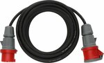 Cavo di prolunga CEE IP44 10m nero H07RN-F 5G2.5 a 5 poli 400V 16A