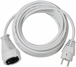Prolunga in plastica di alta qualita 5m bianco H05VV-F 3G1,5