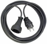 Prolunga in plastica di alta qualita 5m nera H05VV-F 3G1,5