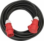Prolunga CEE 5 poli IP44 25m nero H07RN-F 5G4,0