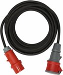 Cavo di prolunga CEE IP44 con invertitore di fase 10m nero H07RN-F 5G2,5 CEE 400V 16A