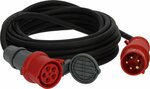 Cavo di prolunga CEE IP44 con invertitore di fase 10m nero H07RN-F 5G2,5 CEE 400V 16A