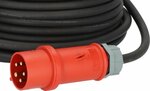 Cavo di prolunga CEE IP44 con invertitore di fase 25m nero H07RN-F 5G4,0 CEE 400V 32A