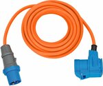 Prolunga CEE IP44 per campeggio marittimo 10m arancione H07RN-F 3G2,5 spina CEE, giunto angolare 230V 16A
