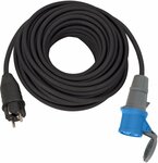 Prolunga CEE 230V IP44 25m H07RN-F 3G2,5 CEE 230V 16A spina con contatto di terra e accoppiamento CEE
