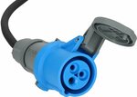 Prolunga CEE 230V IP44 25m H07RN-F 3G2,5 CEE 230V 16A spina con contatto di terra e accoppiamento CEE