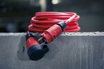 Cavo di prolunga VQ 1100 IP44, 10 m rosso H07BQ-F 3G1,5
