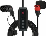 Caricabatterie portatile per veicoli elettrici tipo 2 CEE 11kW con cavo da 8 m