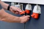Caricabatterie portatile per veicoli elettrici tipo 2 CEE 11kW con cavo da 8 m