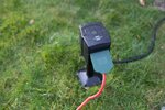 presa da giardino WIFI con puntale di terra e piastra di montaggio IP44 2 volte 10m