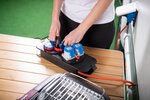 Camping Stazione di energia 2xCEE230V 16A, 3x230V 1,5m H07RN-F3G2.5 con spina di contatto di protezione