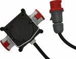 Distributore di potenza compatto in gomma BSV 3 2 32 IP44, 2m H07RN-F 5G6,0, 2x CEE 400V 32A