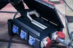 Professional Distributore di energia in gomma BSV 5-32A FI 2m H07RN-F 5G6,0 1xCEE32A+2x16A, 6x230V