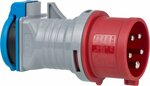 Adattatore CEE da CEE 400V 16A a 230V 16A presa di corrente con contatto di terra