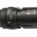 Torcia tascabile a LED con focus, selettore e batteria ricaricabile TL 400 AFS IP44, CREE-LED, 430lm