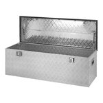 Cassetta porta attrezzi in alluminio per rimorchio 1450 x 520 x H 460 mm