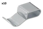 Morsetto per telaio 28mm per cavo x10 pezzi