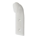 Gancio avvitabile in plastica