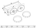 Vassoio portaoggetti magnetico