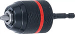 Mandrino a serraggio rapido versione in metallo attacco esagono esterno (1/4) x 20 UNF 0,8 - 10 mm