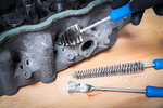 Set di spazzole pulizia per iniettori diesel 3 pz
