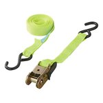 Cinghia di ancoraggio con cricchetto + 2 ganci 5 m set di 4 pezzi