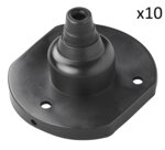 Guarnizione in gomma per presa x10 stuks
