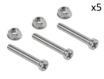 Set di viti M8 6 pezzi per presa multipla x5 pezzi
