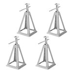Set di supporti in alluminio da 4 pezzi