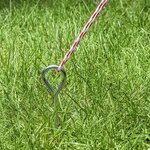 Picchetto per tenda 19cm alluminio con occhiello x10 pezzi