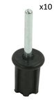 Tappo superiore 22mm con perno x10 pezzi