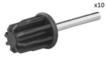 Tappo superiore 25mm con perno x10 pezzi