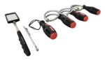 Set di supporti magnetici flessibili e telescopici con specchio d’ispezione – 6 pezzi